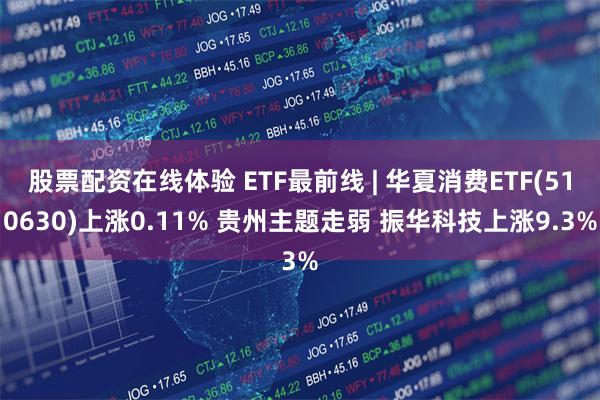 股票配资在线体验 ETF最前线 | 华夏消费ETF(510630)上涨0.11% 贵州主题走弱 振华科技上涨9.3%